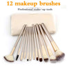 24PCS BEIGE MAKEUP BRUSHES SET