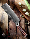 kitchen knives Set Laser Damascus pattern