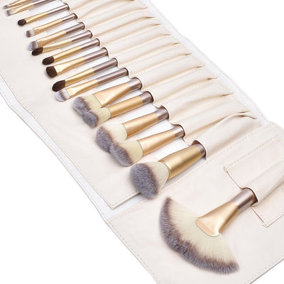 24PCS BEIGE MAKEUP BRUSHES SET