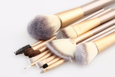 24PCS BEIGE MAKEUP BRUSHES SET