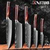 kitchen knives Set Laser Damascus pattern